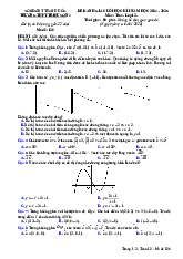 Đề cuối kì 1 Toán 12 năm 2024 – 2025 trường THPT Triệu Sơn 4 – Thanh Hóa