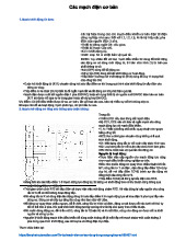 Các nguyên lý cơ bản về mạch điện công nghiệp (Kỹ thuật điện)