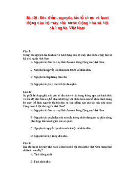 Trắc nghiệm Kinh tế và Pháp luật 10 Bài 20 | Kết nối tri thức