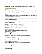 Bảng nguyên hàm và công thức nguyên hàm chi tiết nhất - Toán 12