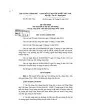 Quyết định phê duyệt Đề án đào tạo, bồi dưỡng cán bộ, công chức, viên chức giai đoạn 2016 - 2025 | Học viện Hành chính Quốc gia
