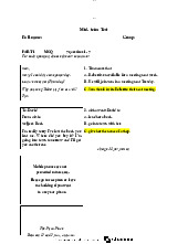 Bài tập Tiếng Anh - Tiếng anh chuyên ngành du lịch | Đại học Mở Hà Nội