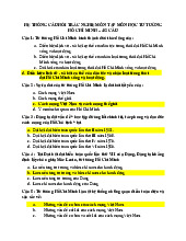 TOP câu hỏi trắc nghiệm ôn tập môn tư tưởng Hồ Chí Minh