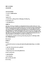 Bệnh án Nội Khoa Đái tháo đường | Y tế - Sức khỏe