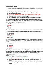Tổng hợp  trắc nghiệm tài chính doanh nghiệp-Trường đại học Văn Lang