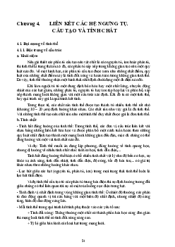 Cấu tạo và tính chất mạng tinh thể | Lý thuyết ôn tập Hóa đại cương