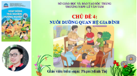 Chủ đề 4: Nuôi dưỡng quan hệ gia đình | Bài giảng PowerPoint HĐTN 6 | Chân trời sáng tạo