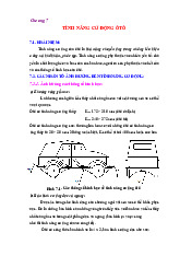 Chương 07: Tính Năng Cơ Động Ô Tô và Các Nhân Tố Ảnh Hưởng | Môn Công nghệ sản xuất và lắp ráp ô tô - Đại học Cần Thơ