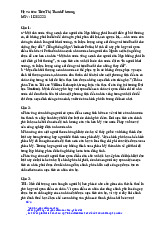 Chương 1: Nguồn Thu NSCP và Tác Động Chính Phủ đến Kinh Tế môn Kinh tế vi mô | Trường Đại học Kinh Tế Quốc Dân