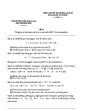 Đề cương môn đại số tuyến tính- Trường Đại học bách khoa - Đại học đà nẵng.