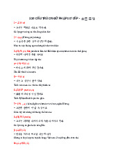 120 cấu trúc Ngữ pháp sơ cấp- Trường Đại học Ngoại ngữ- Đại học Quốc gia Hà Nội