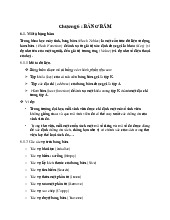 Đề cương môn cấu trúc máy tính và vi xử lý- Trường Đại học bách khoa - Đại học đà nẵng.