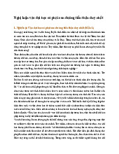 Nghị luận vào đại học có phải con đường tiến thân duy nhất - Ngữ văn 12