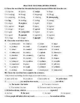 Đề ôn thi học sinh giỏi môn tiếng Anh lớp 6