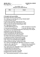 Đề thi học kỳ 1 môn Giáo dục công dân lớp 8 năm học 2024 - 2025 - Đề số 1 | Bộ sách Kết nối tri thức