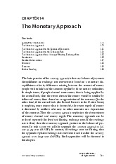 The Monetary Approach to Balance of Payments & Exchange Rates | Tài chính quốc tế | Trường Học Viện nông nghiệp Việt Nam