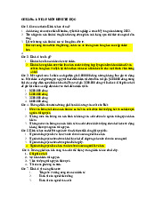 Bài tập chương 1 - Nhập môn Kinh tế học môn Kinh tế vi mô | Trường đại học Mở Hà Nội