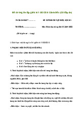 Đề cương ôn tập giữa học kì 1 | Giáo dục công dân 8 Cánh diều