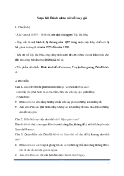 Soạn bài: Đánh nhau với cối xay gió Ngữ Văn 8 | Cánh diều