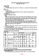 Đề Cương Ôn Tập Giữa Kỳ 2 Ngữ Văn 11 Kết Nối Tri Thức 2024-2025