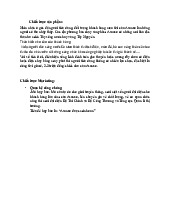 Chiến Lược Marketing Sản Phẩm Asanzo LC: Phân Tích Người Tiêu Dùng | Môn Chiến lược quảng bá - Trường Cao đẳng Kinh tế Công nghệ Hà Nội