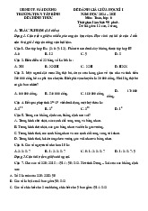 Đề giữa học kì 1 Toán 6 năm 2024 – 2025 trường THCS Tân Bình – Hải Dương