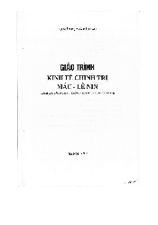 Giáo trình kinh tế chính trị  | Đại học Sư Phạm Hà Nội
