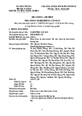 Đề cương môn Maketing - trường đại học kinh tế- tài chính Hồ chí minh