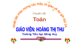 Giáo án điện tử Toán 2 Chương 1 Cánh diều: Bài toán liên quan đến phép cộng, phép trừ (tiếp theo)