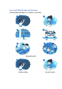 Giải VBT môn Tiếng việt 2 - Bài 1: Mẹ của Oanh| Chân trời sáng tạo