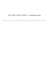 NAT GEO LOOK 3 UNIT 5: Eating Out Lesson Notes