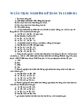 Đáp Án Trắc Nghiệm Kế Toán Tài Chính 1 | Đại học Quy Nhơn