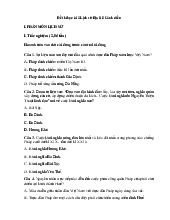 Đề thi học kỳ 2 môn Lịch sử & Địa Lý lớp 8 năm học 2024 - 2025  | Bộ sách Cánh diều