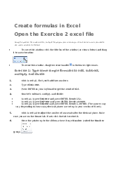 Exercise 3 instruction - Business Computing Skills | Trường Đại học Quốc tế, Đại học Quốc gia Thành phố HCM