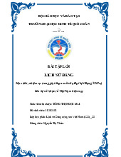 Mục tiêu, nhiệm vụ trong giai đoạn mới của Đại hội Đảng XIII và liên hệ với thực tế Việt Nam hiện nay | Bài tập lớn môn Lịch sử đảng cộng sản Việt Nam