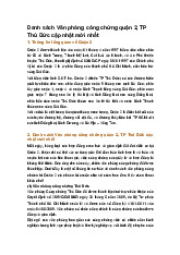 Danh sách Văn phòng công chứng quận 2, TP Thủ Đức cập nhật mới nhất