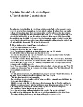 Đọc hiểu Con chó xấu xí có đáp án