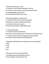 Đề cương ôn tập lý thuyết và thực hành Môn Vận tải và bảo hiểm ngoại thương | Đại học Cần Thơ