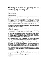 Đề cương môn giáo dục  học - Trường Đại học Sư phạm – Đại học Huế.