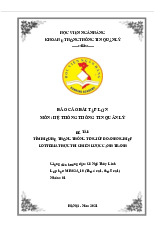 Báo cáo bài tập lớn: Tìm hiểu hệ thống thông tin doanh nghiệp Lotteria môn Hệ thống thông tin quản lý | Học viện Ngân hàng