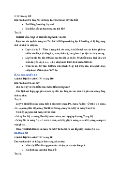 Giải SGK môn Địa lí 6 bài 9 Cấu tạo của Trái đất. Động đất và núi lửa | Chân trời sáng tạo
