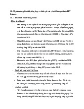 Phân Tích Yếu Tố Ngoài Trời FPT Telecom - Quản Lý Thay Đổi | Đại học Hoa Sen