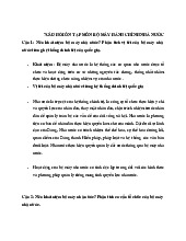 ÔN TẬP MÔN BỘ MÁY HÀNH CHÍNH NHÀ NƯỚC: CÂU HỎI VÀ PHÂN TÍCH