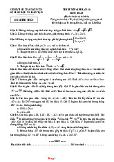Đề Thi Tuyển Sinh 10 Môn Toán Sở GD Thái Nguyên 2025-2026 Có Lời Giải