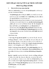 Một số dạng bài tập môn Pháp luật đại cương |  Đại học Công nghiệp Thành phố Hồ Chí Minh