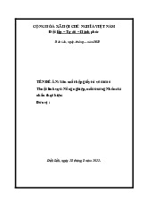 Đề án khởi nghiệp Sản Xuất Hộp Giấy Từ Vỏ Cacao môn Khởi nghiệp | Trường Đại Học Tây Nguyên