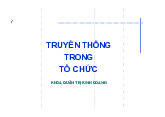 Bài giảng chương 10 Truyền thông trong tổ chức | Học viện Báo chí và Tuyên truyền