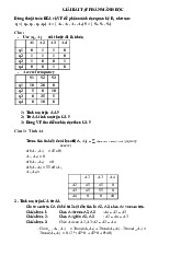Giải bài tập phân mảnh dọc môn Cơ sở dữ liệu và giải thuật | Trường đại học kinh doanh và công nghệ Hà Nội