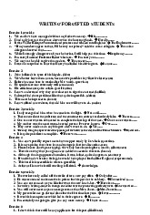 Bài tập Viết lại câu Tiếng Anh - Khoa Tiếng Anh | Đại học Mở Hà Nội