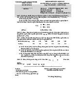 Đề thi kết thúc học phần môn Xác suất thống kê| Trường Đại học Ngoại Thương